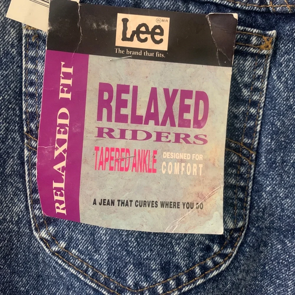 Vintage Lee Relaxed Tapered Ankle Jeans - Picture 8 of 11